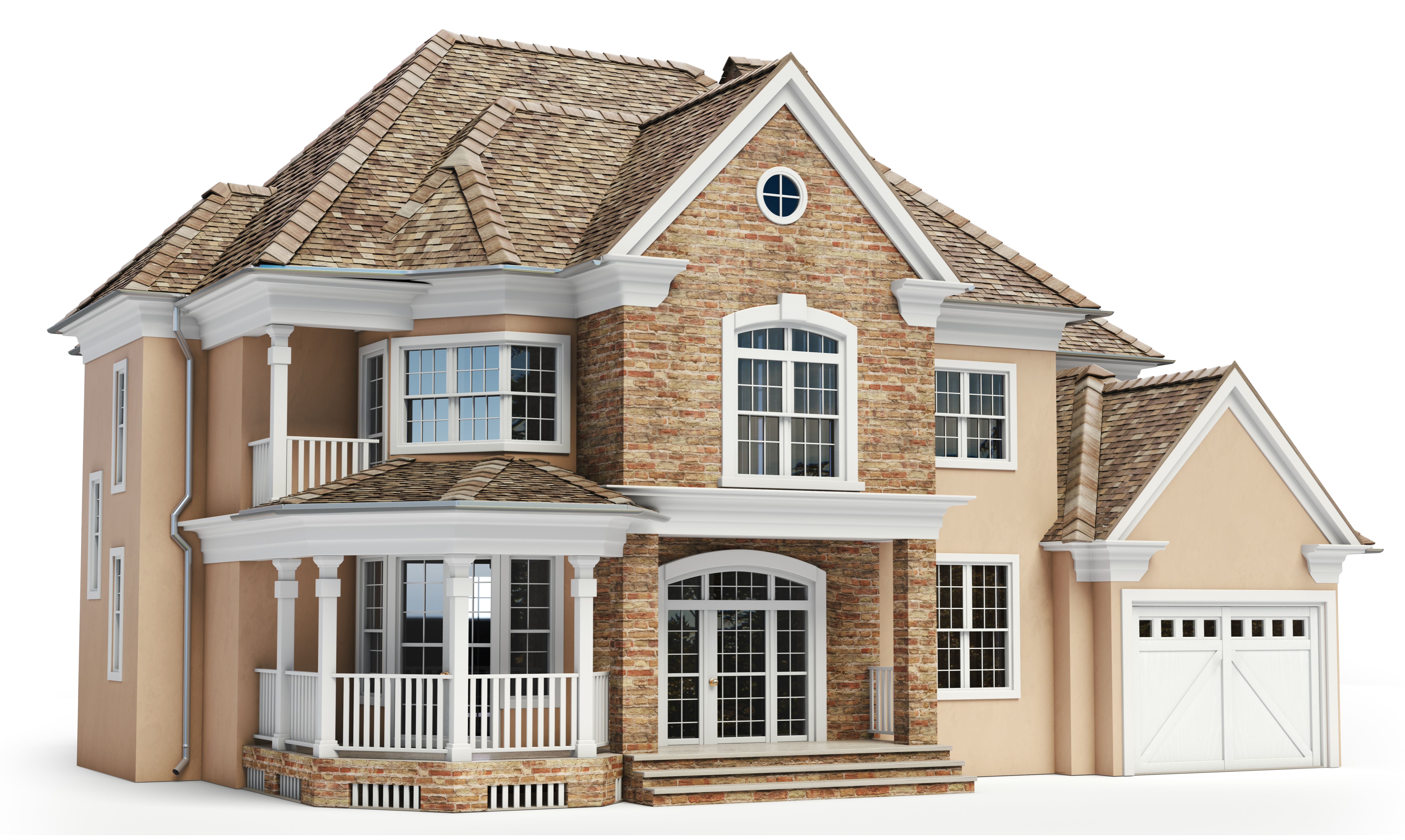 House exterior colour and finish